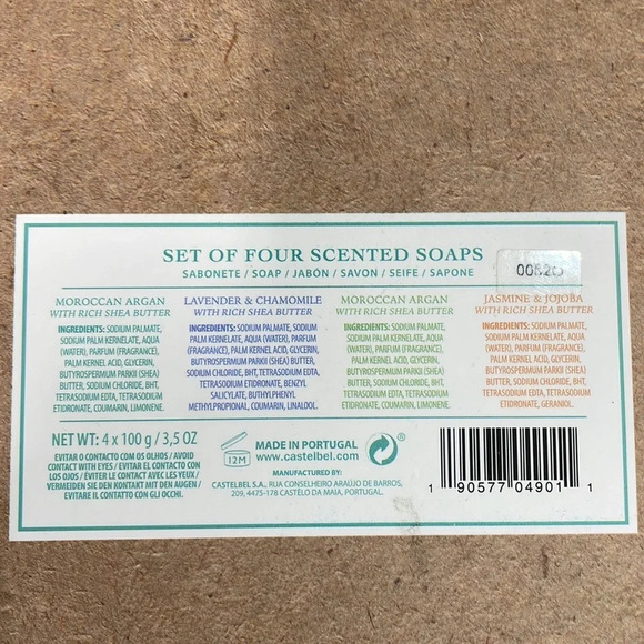 Set of 4 Castelbel Porto Luxury Scented Soaps Gift Set - Picture 9 of 13